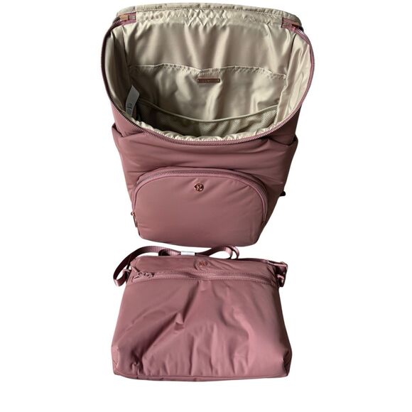 NWT Lululemon New Parent Backpack 17L Spiced Chai & Rose Gold - Picture 10 of 14